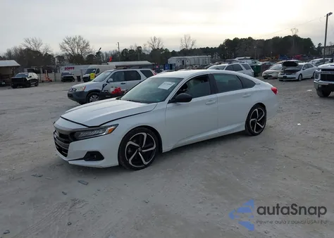 2022 Honda Accord Sport z USA, uszkodzony, nr VIN 1HGCV1F36NA124315